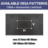 TV Mount,Sturdy TV Ceiling Mount Bracket, Tilts, Swivels and Height Adjustable, Fits Most 24'' -40'' LCD LED Plasma Monitor Screen Display up to 250x250 view 3