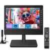 Feihe 12 Inch Small TV, Portable TV with HD Display, Antenna,HDMI,AV,USB Ports, Built-in Digital Tuner and Compact Design for Kitchen, RV, and Travel view 1