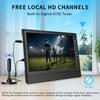 Feihe 12 Inch Small TV, Portable TV with HD Display, Antenna,HDMI,AV,USB Ports, Built-in Digital Tuner and Compact Design for Kitchen, RV, and Travel view 2