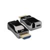 saokolenk 4K HDMI Over Fiber Converter, Mini 4K 60Hz HDMI Fiber Extender, 18Gbps HDMI 2.0 to Fiber Optical Transceiver, HDMI Optic Converter Supports YUV444 422 420, Multimode 300m, LC view 1