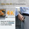 saokolenk 4K HDMI Over Fiber Converter, Mini 4K 60Hz HDMI Fiber Extender, 18Gbps HDMI 2.0 to Fiber Optical Transceiver, HDMI Optic Converter Supports YUV444 422 420, Multimode 300m, LC view 3
