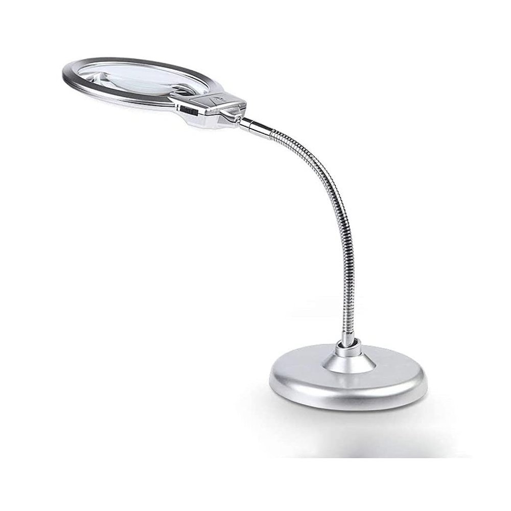 JSEIAJB Illuminated Magnifying Glass Portable Magnifying Glass with Magnifying Glass, Suitable for Reading by The Elderly