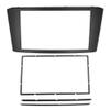 Car Front Side Air Outlet Vent Frame Trim Compatib Car 2 Din DVD Frame Stereo Panel Fascia/Fit for Toyota Avensis 2008 Radio Facia Dash Installation Trim Kit Bezel ABS Silver Car Stereo Radio Fascia view 1