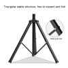 Adjustable TV Mount Bracket - Portable TV Tripod Stand with 360 Swivel and Tilt Mount for 14-32 Inch Monitor, Height Adjustable Foldable Mount Stand, Holds Up to 15kg/33lbs (Black) view 4