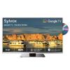 SYLVOX 12V TV, 22 inch Smart TVs with DVD Player, 1080P FHD Television for Marine, RVs, Campers, AC/DC Powered, DC 9-32V Wide Voltage, Google TV Compatible, 2 HDMI & 2 USB, Frameless Design view 1