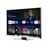 SYLVOX 12V TV, 22 inch Smart TVs with DVD Player, 1080P FHD Television for Marine, RVs, Campers, AC/DC Powered, DC 9-32V Wide Voltage, Google TV Compatible, 2 HDMI & 2 USB, Frameless Design view 2