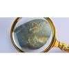 JSEIAJB Handheld Metal Handle Old Man Reading Looking at Magnifying Glass High Magnification 10 Times Microscope view 4