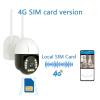 QDVOPHZA Surveillance Camera 4G SIM Card CCTV Camera Wireless Monitor Outdoor Waterproof Smart Home 360 Night Vision(E/U,4G Camera Add 32G) view 3