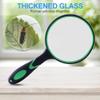 JSEIAJB Portable 10X Magnifying Glass Handheld Magnifier for Jewelry Newspaper Book Reading Eye Loupe Glass Magnifying Glass view 3