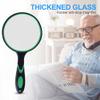 JSEIAJB Portable 10X Magnifying Glass Handheld Magnifier for Jewelry Newspaper Book Reading Eye Loupe Glass Magnifying Glass view 4