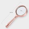 JSEIAJB Reading Magnifier Loupe Glasses 10Xfor Book and Newspaper Reading, Insect and Hobby Observation, Classroom Science Metal Frame view 2
