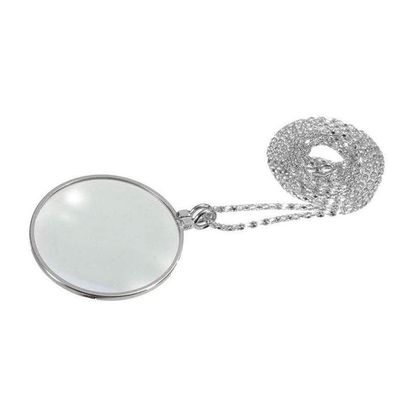 JSEIAJB Necklace Magnifying Glass, Elderly Reading Handheld Mini Portable Outdoor Newspaper Hanging Neck