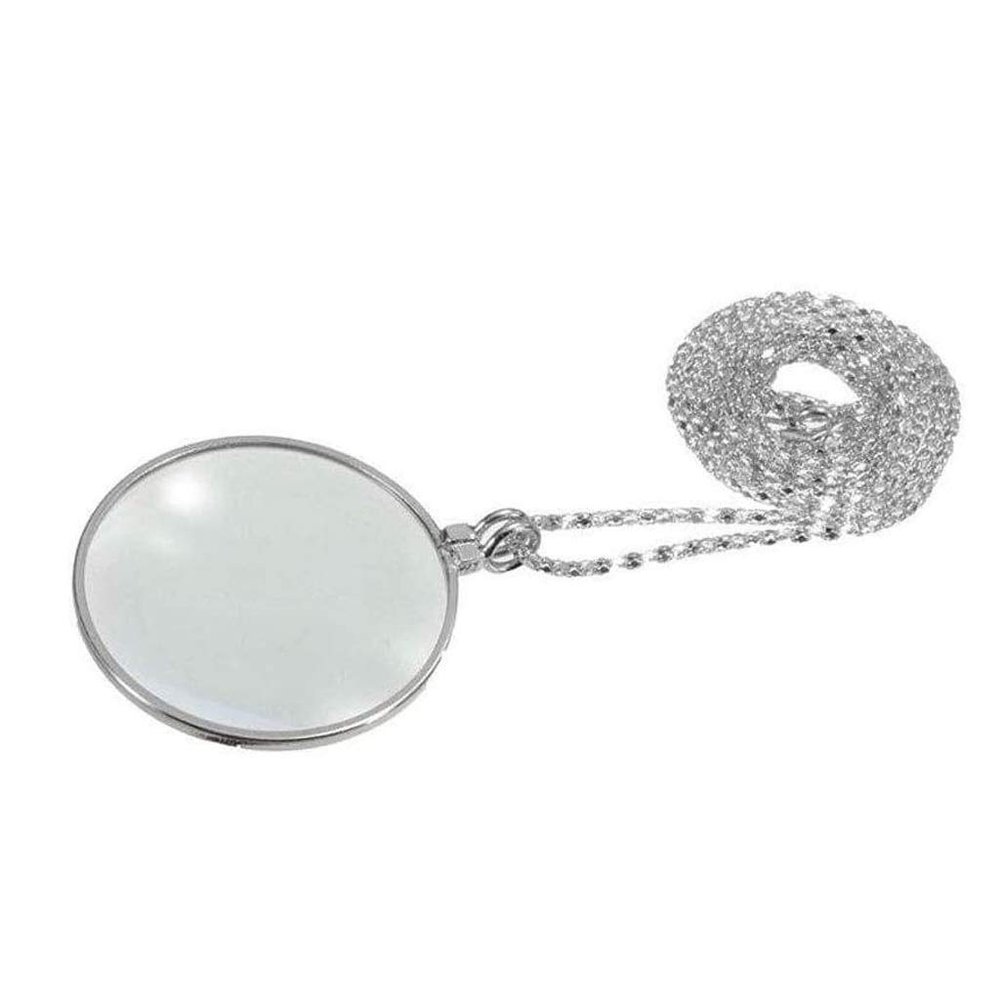 JSEIAJB Necklace Magnifying Glass, Elderly Reading Handheld Mini Portable Outdoor Newspaper Hanging Neck