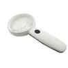 JSEIAJB Hand-held MagnifierLED Light, Reading Glass Lens Jewelry Loupe White for The Elderly Reading Maintenance view 1