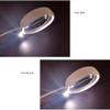 JSEIAJB Hand-held MagnifierLED Light, Reading Glass Lens Jewelry Loupe White for The Elderly Reading Maintenance view 4