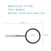 JSEIAJB Black Magnifier35X Handheld Magnifier, Reading Glasses Handle for Book and Newspaper Reading view 2