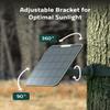 CAMOVUE Solar Panel SP-10 for Wildlife Trail Camera, 6W Fast Charging view 3