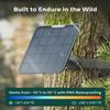 CAMOVUE Solar Panel SP-10 for Wildlife Trail Camera, 6W Fast Charging view 4