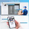 2-Way Audio & 130 Wide-Angle Wired Security Camera System, Outdoor POE IP Cameras, Home Video Surveillance Camera Systems view 3