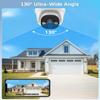 2-Way Audio Wired Security Camera System, Home Video Security Cameras Systems, Outdoor POE IP Cameras Surveillance DVR Kits view 3
