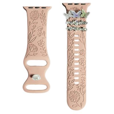 JUNXIANGRUI Sport Bands Compatible with Apple Watch Band 38mm 40mm 41mm 42mm 44mm 45mm 49mm 46mm,Silicone Waterproof Strap Compatible with iWatch Apple Watch Series 10 9 Ultra 8 7 6 5 4 3 2 1 SE Women Men (pink, 38mm/40mm/41mm/42mm(Series 10))