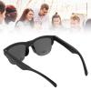 Translator Smart Glasses, 137 Languages Translation Device, Open Directional Bluetooth Translator Glasses with Dual Mic Smart Glasses for Travel, Fingerprint Touch Control view 4