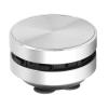 Bluetooth Bone Conduction Speaker, Portable Wireless Speaker with Suction Cup Stereo Bass & FM Radio Bathroom Mini Size Cordless Music Player for Home,Travel,Outdoor (Silver) view 1