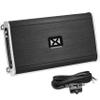 NVX VAD27001 5400W Max Class D Monoblock Amplifier + NVX XFLOC4 4-Channel Line Output Converter Bundle  High Power, Bass Boost, Remote Subwoofer Knob for Car/Truck/Marine/UTV view 2