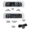 NVX VAD27001 5400W Max Class D Monoblock Amplifier + NVX XFLOC4 4-Channel Line Output Converter Bundle  High Power, Bass Boost, Remote Subwoofer Knob for Car/Truck/Marine/UTV view 3