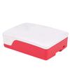 ABS Protective Shell Enclosure for Raspberry Case for 4B Official ABS Case for Raspberry (White Red) view 2