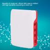 ABS Protective Shell Enclosure for Raspberry Case for 4B Official ABS Case for Raspberry (White Red) view 3