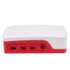 ABS Protective Shell Enclosure for Raspberry Case for 4B Official ABS Case for Raspberry (White Red) view 4
