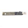 aqxreight M.2 NVME SSD to USB A Board Hard Disk Converter Board SSD A Card This Board You Can Unlock The Full Potential Your SSD A BoardSSD AdapterSSD to USB AdapterSSD to USB ConverterM.2 view 1