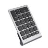 Number Pad for Laptop, RF304 22 Keys Numeric Keypad USB 2.4G Numeric Keypads Numeric Keypad for Laptop Mini Keyboard with Receiver (Iron Gray) view 2