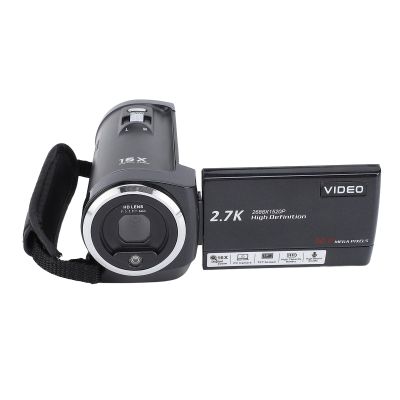 Camcorder, QHD 2.7K 50MP Video Camera 2.8'' Screen 16X Digital Zoom Vlogging Camera with 2 Batteries, External Microphone, for Kids, Teens, Students, Beginners