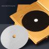 Carbon Fiber CD Mat, Vibration Absorption, Signal Accuracy, Clear Sound, Easy to Use, Long Lasting, HIFI Music, Great Experience, for Multiple Players view 2