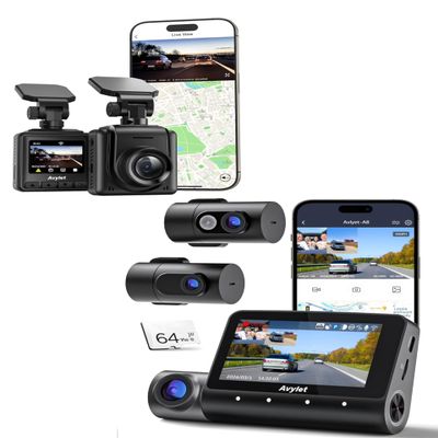 5K 3-Channel Dash Cam+ 2K Front Dashcam
