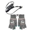 Heated Winter Gloves - Heated Winter Gloves, USB Heated Gloves for Typing | Touchscreen Heated Gloves Full Finger, Adjustable Temperature Hand Warmers for Men Women | Warm Work Gloves for Cold Weather view 1