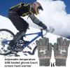 Heated Winter Gloves - Heated Winter Gloves, USB Heated Gloves for Typing | Touchscreen Heated Gloves Full Finger, Adjustable Temperature Hand Warmers for Men Women | Warm Work Gloves for Cold Weather view 3