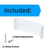 3D Printed Mount for Unifi Flex Mini 2.5G, Heat Resistant, with Mounting Holes view 3