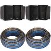 KICKER (2 Pair KB6B 2-Way Full Range Indoor Outdoor Speakers (Pair) Weatherproof Speakers for Patio Garage Poolside in-Home, Black & 40ft Speaker Wire Bundle view 1