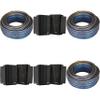KICKER (3 Pair KB6B 2-Way Full Range Indoor Outdoor Speakers (Pair) Weatherproof Speakers for Patio Garage Poolside in-Home, Black & 60ft Speaker Wire Bundle view 1
