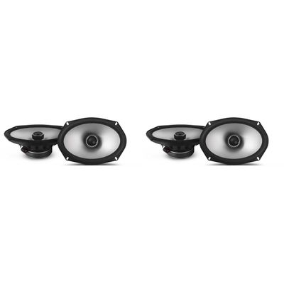 Alpine S2-S69 6x9 Speaker Bundle Compatible with Ram Crew Cab Truck 2012 & Up