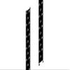 Chatsworth - 39380-C07 - Cable Lashing Bracket; Slim; N-Series; Gen 3; 49U; Black, (Each) view 1