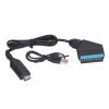 Alomejor SCART to HD Converter 720P 1080P Converter High Definition Visual Experience for VCR DVD (Black) view 1