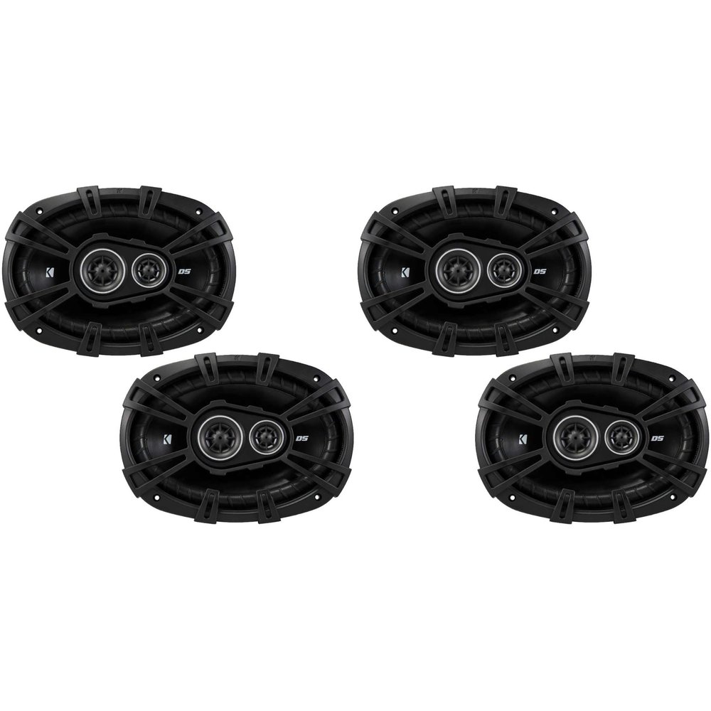 Kicker Compatible with Ram Crew Cab Truck 2012 & Up DSC69304 6x9 Speaker Bundle