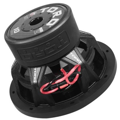 Toro Audio Fierce10 10 Car Subwoofer | 800W RMS / 1600W Max, Dual 4, Deep Bass Performance, Heavy Duty Cast Aluminum Basket, 20Hz-250Hz Frequency, High-Temp 2.5 Voice Coils  Car & Truck Audio