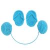 Newborn Photography Props, Infant Photoshoot Props Newborn Knitting Wool Photography Props Baby Slipper Earphone Set Newborn Picture Props for 03 Months Babies (Blue) view 4