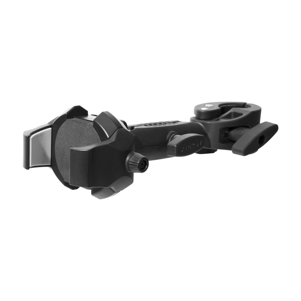 ARKON Mounts RoadVise Ultra Phone Holder with Clamp Mount | for Phones & Midsize Tablets | Fully Adjustable | Strong Extra-Wide Clamp | Compatible with iPhone, iPad, Samsung, Google, & More