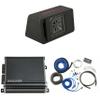 Kicker 45VL7R102 Single 10" L7R Loaded Vented Enclosure - 500 Watts RMS - w/ CXA400.1 Amp, Wiring Kit Bundle view 1